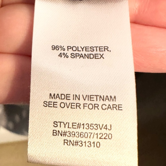 Fortune & Ivy Navy and White Polka Dot Short Sleeve Dress from Stitch Fix 1X - Picture 3 of 4